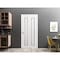 Sartodoors Sliding Closet Bi-fold Doors 64 x 80in, Planum 0888 Painted White W/ Frosted Glass, Sturdy Tracks PLANUM0888BF-BEM-64 - alternate 3